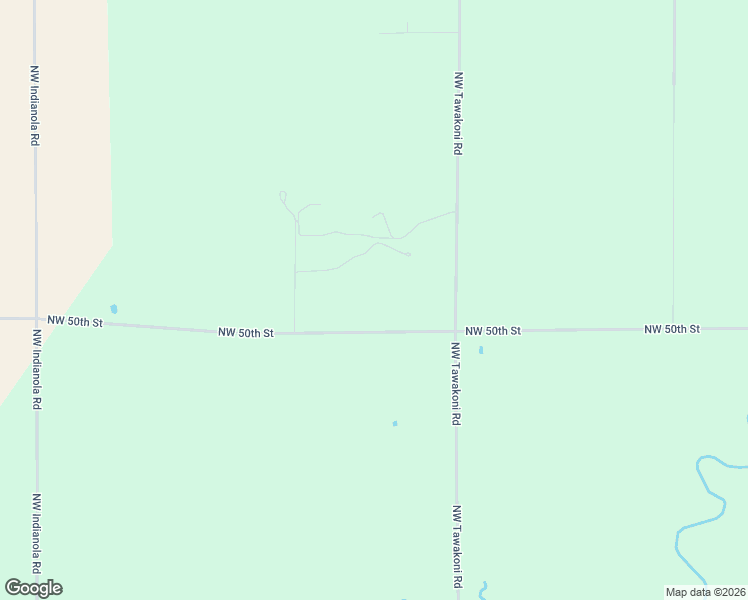 map of restaurants, bars, coffee shops, grocery stores, and more near 12126 Northwest 50th Street in Potwin