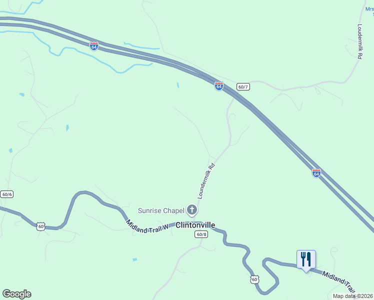 map of restaurants, bars, coffee shops, grocery stores, and more near 415 Loudermilk Road in Crawley