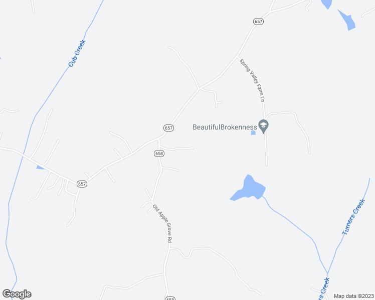 map of restaurants, bars, coffee shops, grocery stores, and more near 2360 Old Apple Grove Road in Mineral