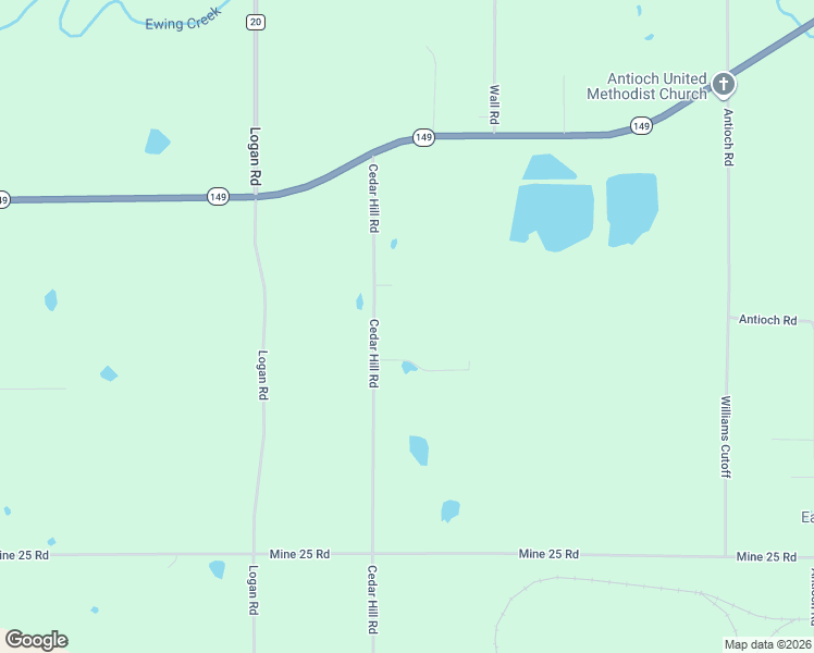 map of restaurants, bars, coffee shops, grocery stores, and more near 2428-2616 Cedar Hill Road in West Frankfort