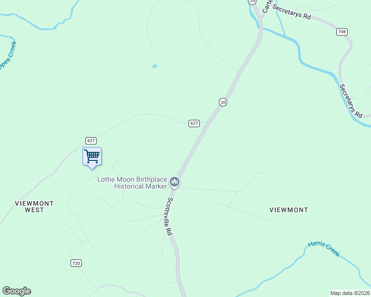 map of restaurants, bars, coffee shops, grocery stores, and more near 4895-4935 Scottsville Rd in Charlottesville