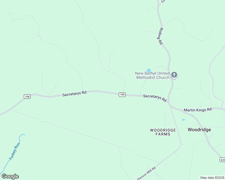 map of restaurants, bars, coffee shops, grocery stores, and more near 2812 Secretarys Road in Scottsville