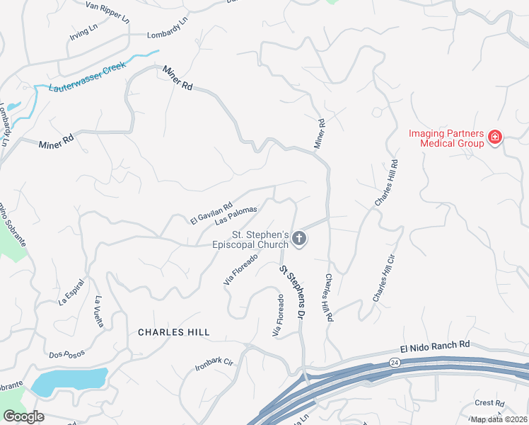 map of restaurants, bars, coffee shops, grocery stores, and more near 102 Las Vegas Road in Orinda