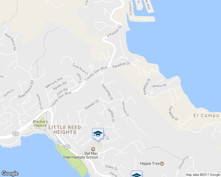 map of restaurants, bars, coffee shops, grocery stores, and more near 75 Hacienda Drive in Tiburon