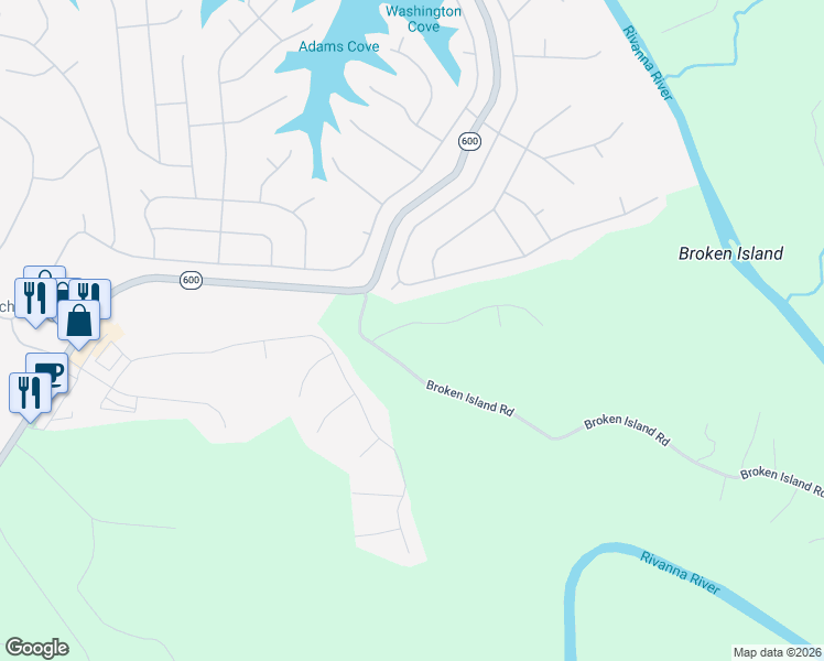 map of restaurants, bars, coffee shops, grocery stores, and more near 103 Island Hill Road in Palmyra
