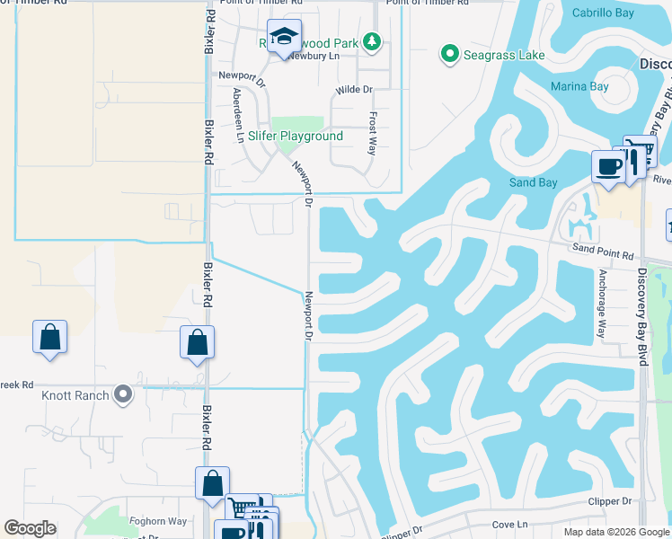 map of restaurants, bars, coffee shops, grocery stores, and more near 3982 Bolinas Place in Discovery Bay