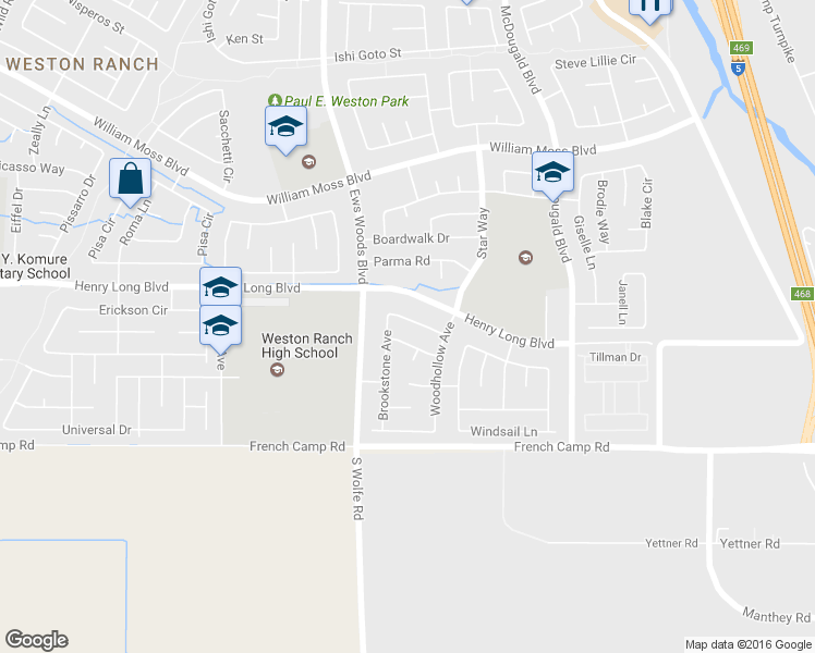 map of restaurants, bars, coffee shops, grocery stores, and more near 1118 Cypress Hill Lane in Stockton