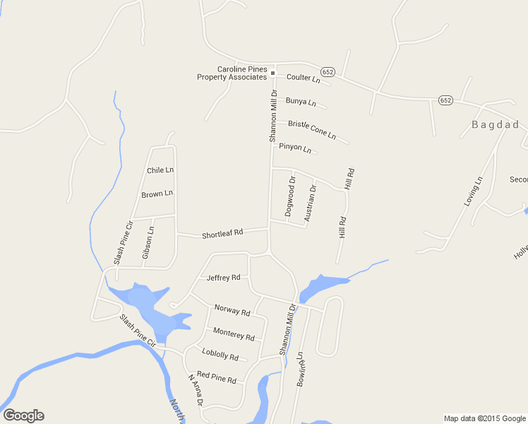 map of restaurants, bars, coffee shops, grocery stores, and more near 26280 Shannon Mill Drive in Ruther Glen