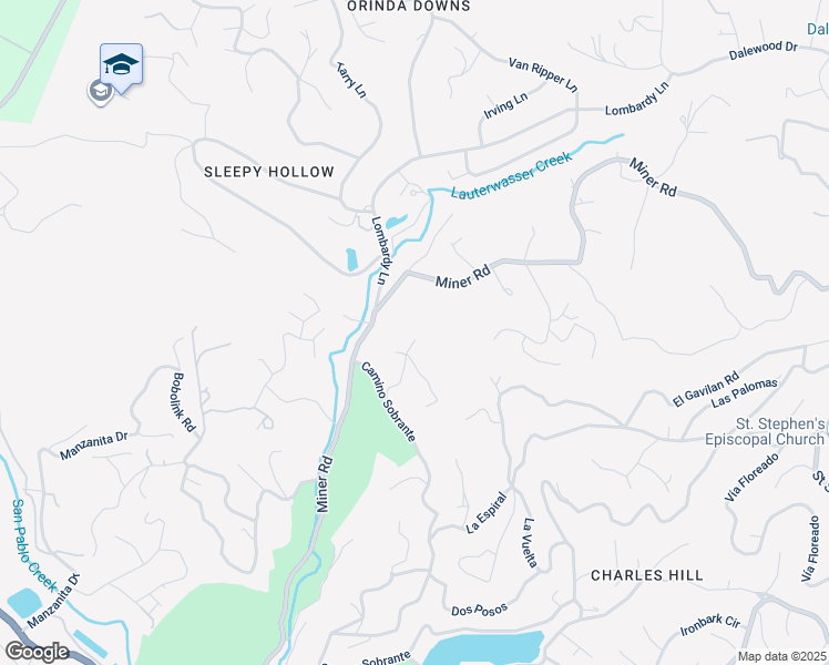 map of restaurants, bars, coffee shops, grocery stores, and more near 29 Dias Dorados in Orinda