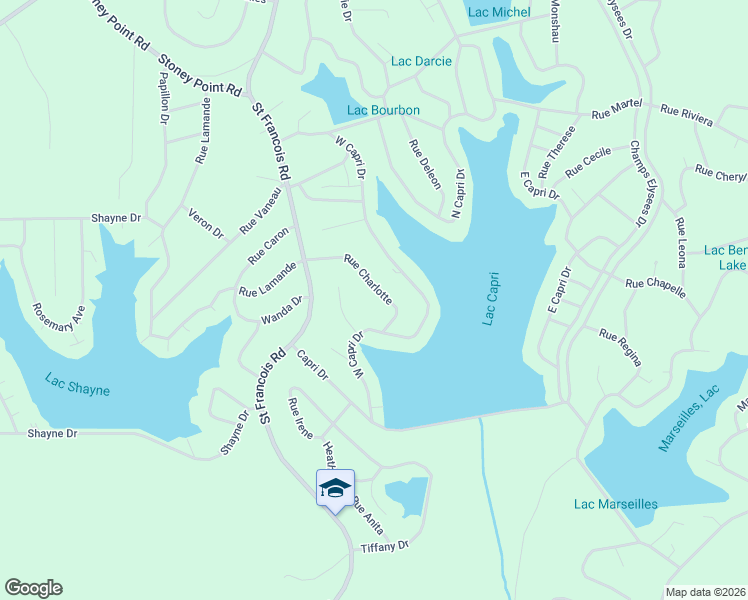 map of restaurants, bars, coffee shops, grocery stores, and more near 1726 Rue Charlotte in Bonne Terre
