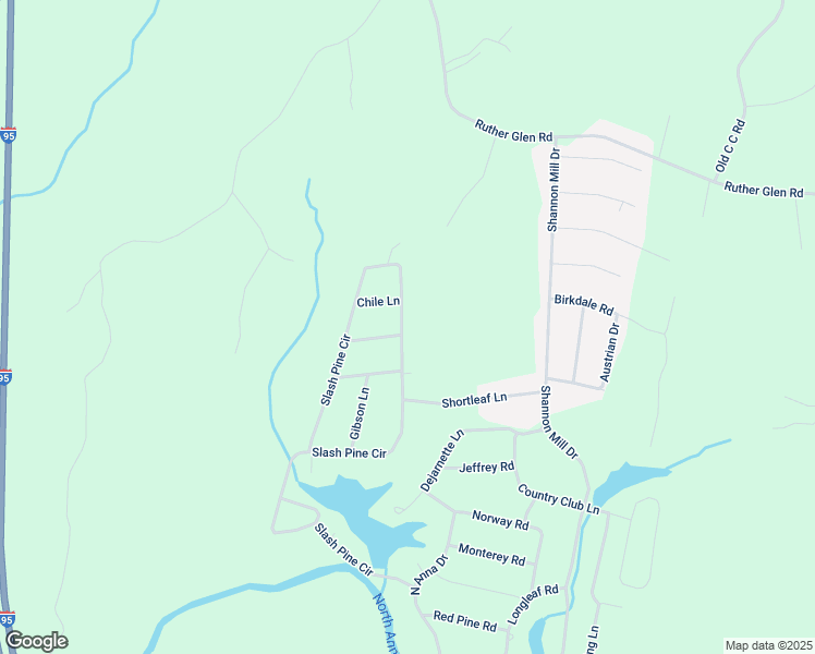 map of restaurants, bars, coffee shops, grocery stores, and more near 26707 Slash Pine Circle in Ruther Glen