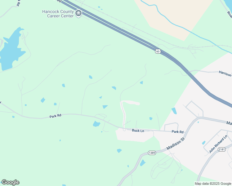 map of restaurants, bars, coffee shops, grocery stores, and more near Ridgewood Road in Hawesville