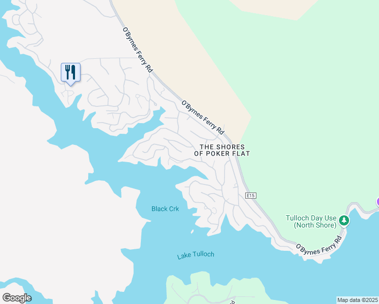 map of restaurants, bars, coffee shops, grocery stores, and more near 512 Winchester Way in Copperopolis