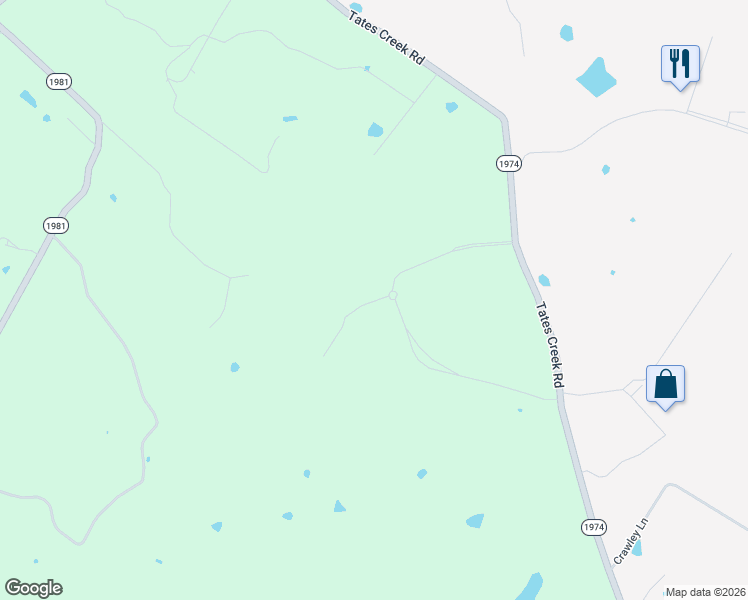 map of restaurants, bars, coffee shops, grocery stores, and more near 7148-7308 Tates Creek Road in Nicholasville