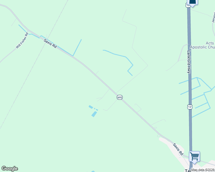 map of restaurants, bars, coffee shops, grocery stores, and more near 29350 Saxis Road in Temperanceville