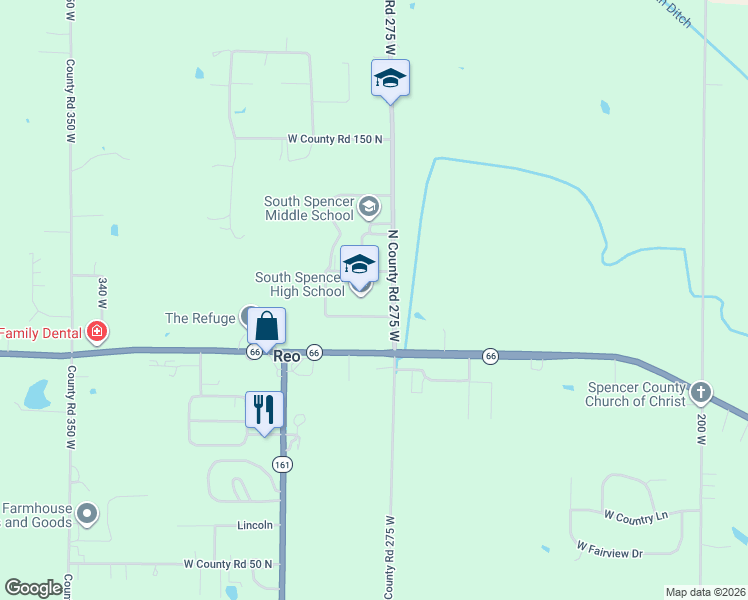 map of restaurants, bars, coffee shops, grocery stores, and more near 1142 N Orchard Rd in Rockport