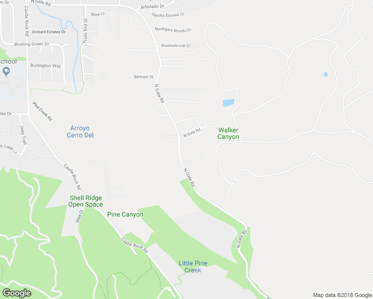 map of restaurants, bars, coffee shops, grocery stores, and more near 1240 North Gate Road in Walnut Creek