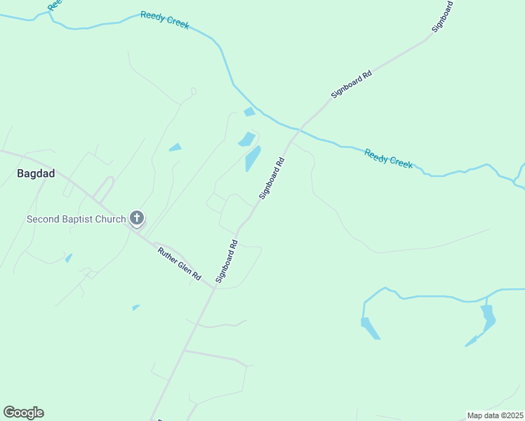 map of restaurants, bars, coffee shops, grocery stores, and more near 26219 Signboard Road in Ruther Glen