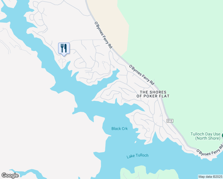 map of restaurants, bars, coffee shops, grocery stores, and more near 215 Oakhurst Court in Copperopolis