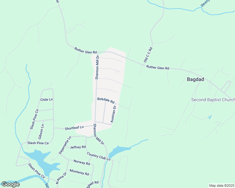 map of restaurants, bars, coffee shops, grocery stores, and more near 12252 Pinyon Lane in Ruther Glen