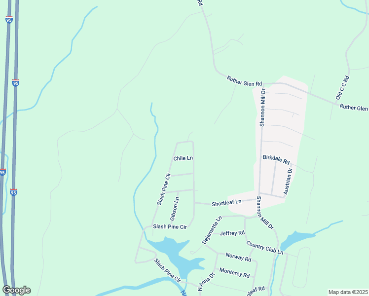 map of restaurants, bars, coffee shops, grocery stores, and more near 26622 Slash Pine Circle in Ruther Glen
