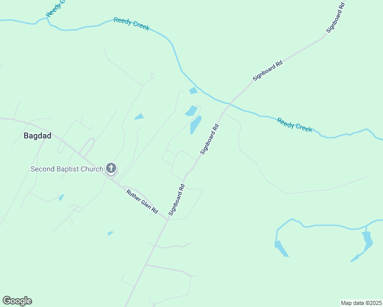 map of restaurants, bars, coffee shops, grocery stores, and more near 26228 Signboard Road in Ruther Glen