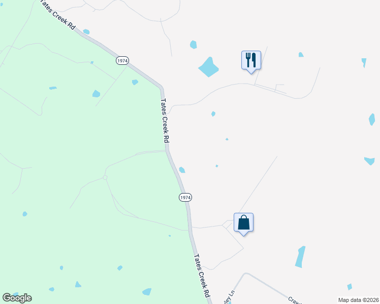 map of restaurants, bars, coffee shops, grocery stores, and more near 7282 Tates Creek Road in Lexington