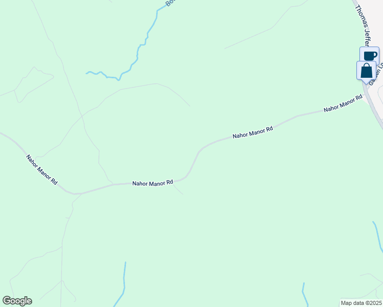 map of restaurants, bars, coffee shops, grocery stores, and more near 840 Nahor Manor Road in Palmyra
