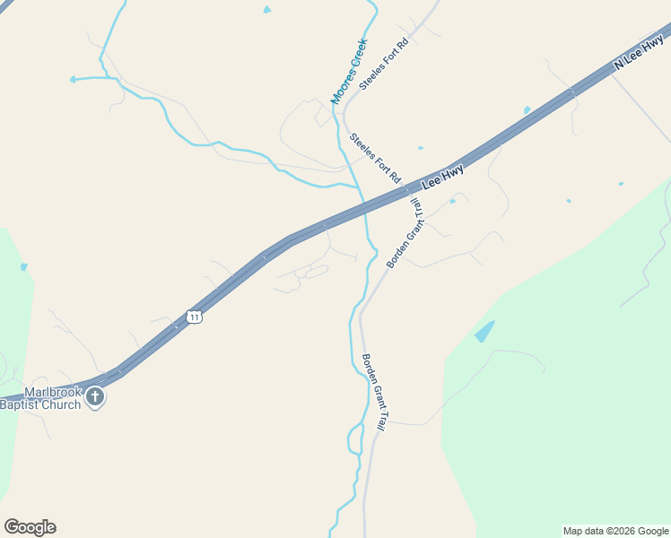 map of restaurants, bars, coffee shops, grocery stores, and more near 45 Beulah Drive in Raphine