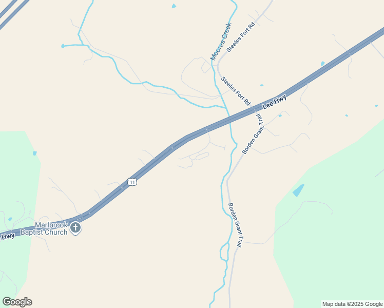 map of restaurants, bars, coffee shops, grocery stores, and more near 75 Beulah Drive in Raphine