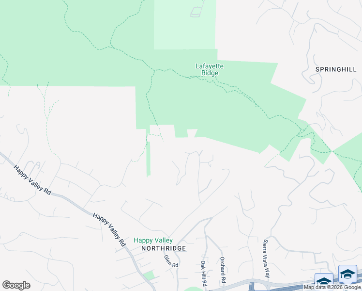 map of restaurants, bars, coffee shops, grocery stores, and more near 10 Monticello Court in Lafayette