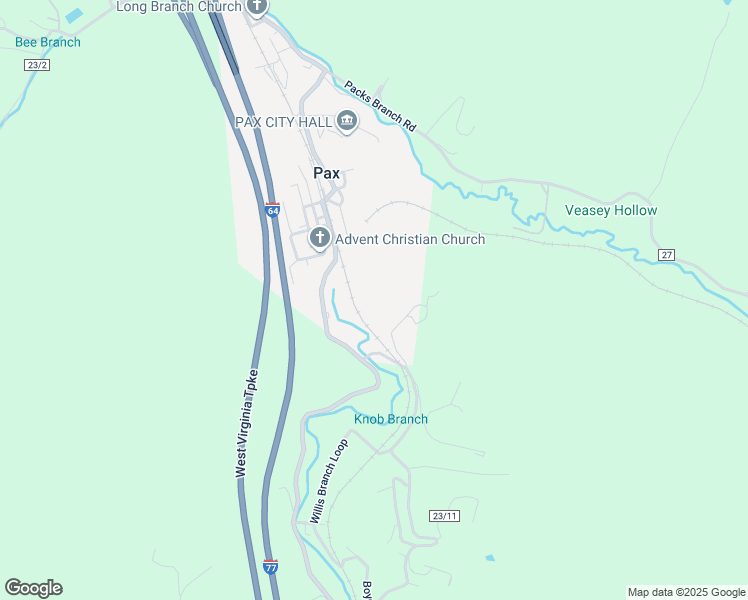 map of restaurants, bars, coffee shops, grocery stores, and more near in Pax