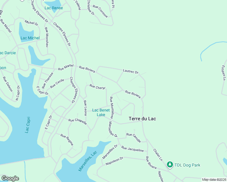 map of restaurants, bars, coffee shops, grocery stores, and more near 1552 Rue Riviera in Bonne Terre