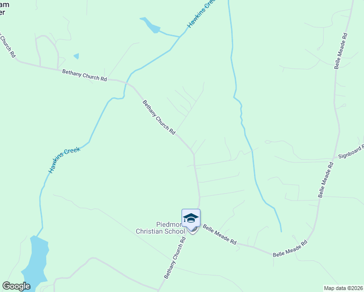 map of restaurants, bars, coffee shops, grocery stores, and more near 2845 Bethany Church Road in Bumpass