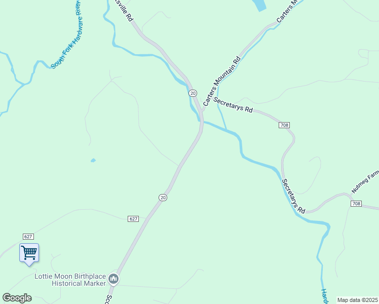 map of restaurants, bars, coffee shops, grocery stores, and more near 413 Park Street in Charlottesville