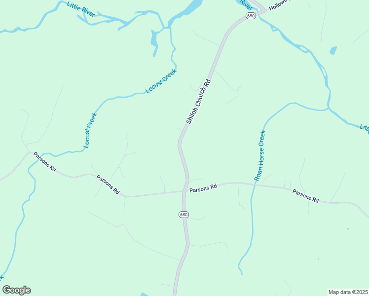map of restaurants, bars, coffee shops, grocery stores, and more near 18222 Shiloh Church Road in Beaverdam