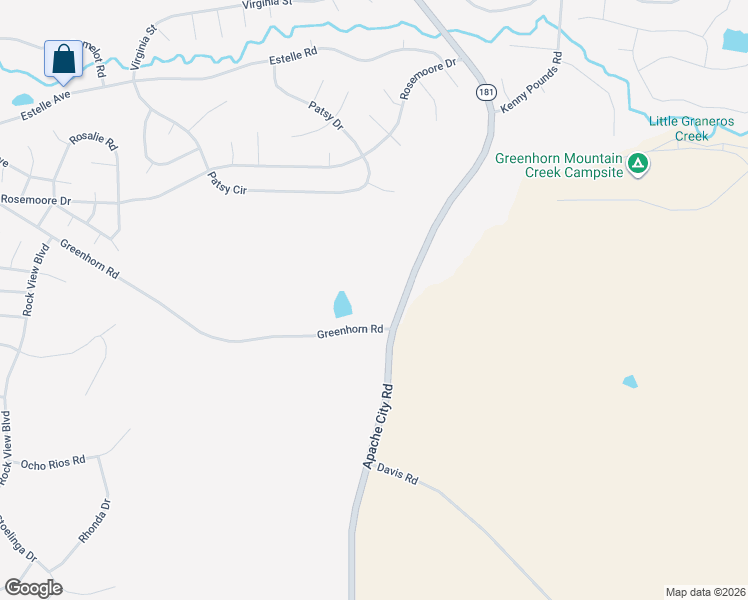 map of restaurants, bars, coffee shops, grocery stores, and more near 10511 Apache City Road in Rye