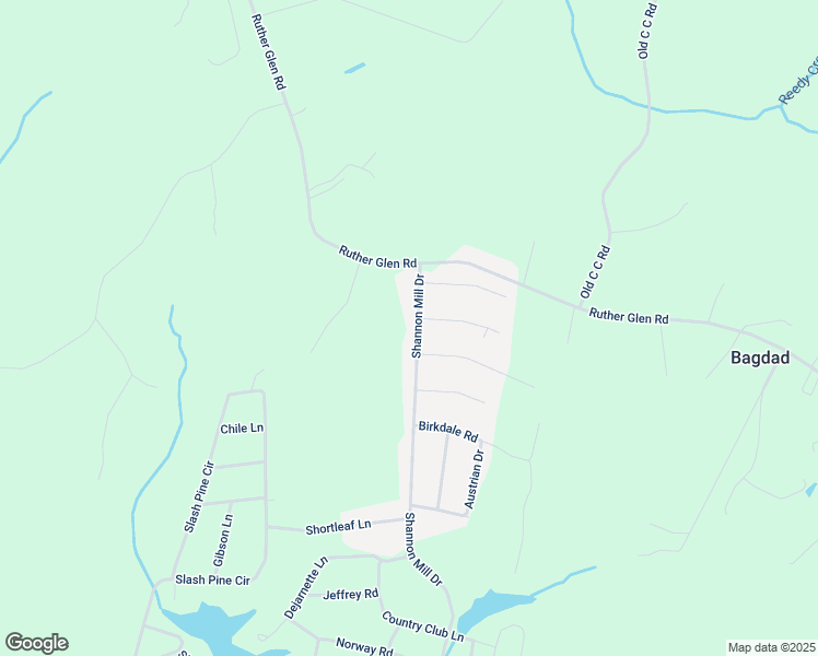 map of restaurants, bars, coffee shops, grocery stores, and more near 26100 Shannon Mill Drive in Ruther Glen