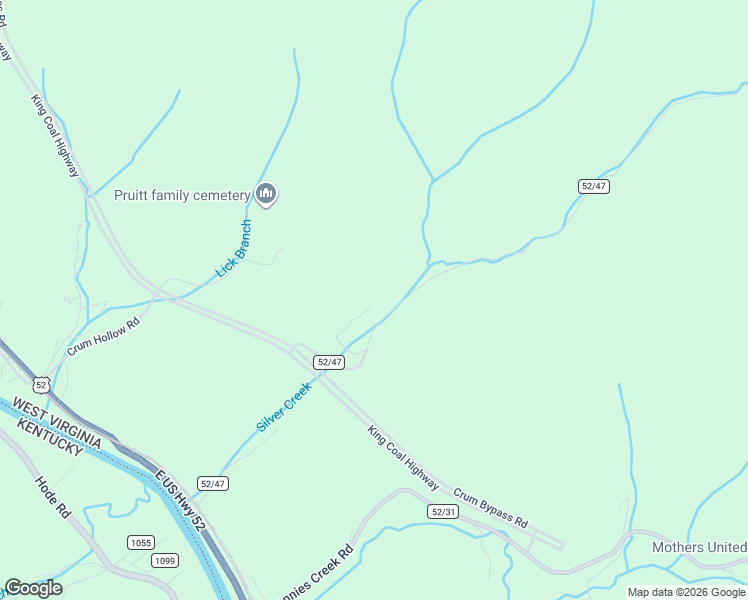 map of restaurants, bars, coffee shops, grocery stores, and more near 323 Silver Creek in Crum