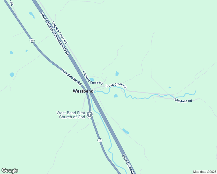 map of restaurants, bars, coffee shops, grocery stores, and more near 185 Brush Creek Road in Clay City