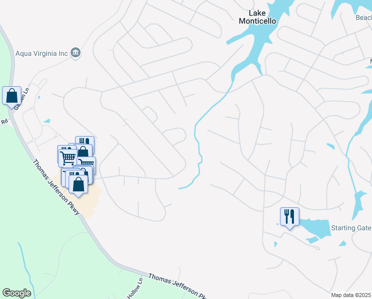 map of restaurants, bars, coffee shops, grocery stores, and more near 30-46 Turkeysag Trail in Palmyra