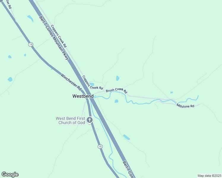 map of restaurants, bars, coffee shops, grocery stores, and more near 185 Brush Creek Road in Clay City