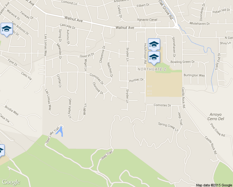 map of restaurants, bars, coffee shops, grocery stores, and more near 2648 Comistas Drive in Walnut Creek