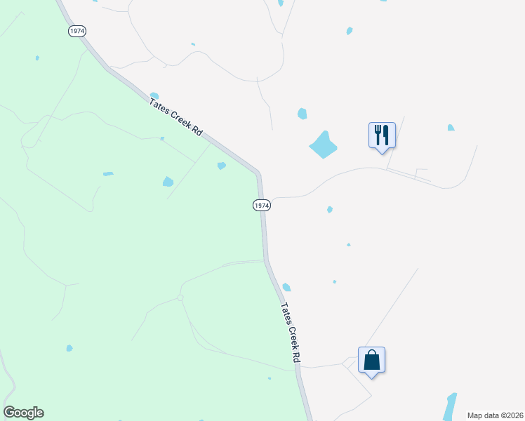 map of restaurants, bars, coffee shops, grocery stores, and more near 7148 Tates Creek Road in Nicholasville