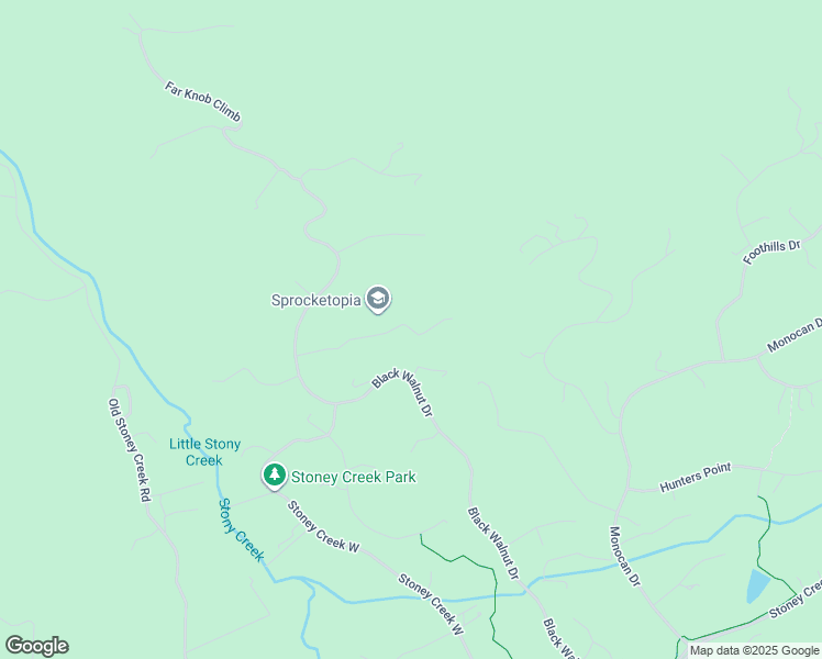 map of restaurants, bars, coffee shops, grocery stores, and more near 214 Hooded Warbler Lane in Nellysford