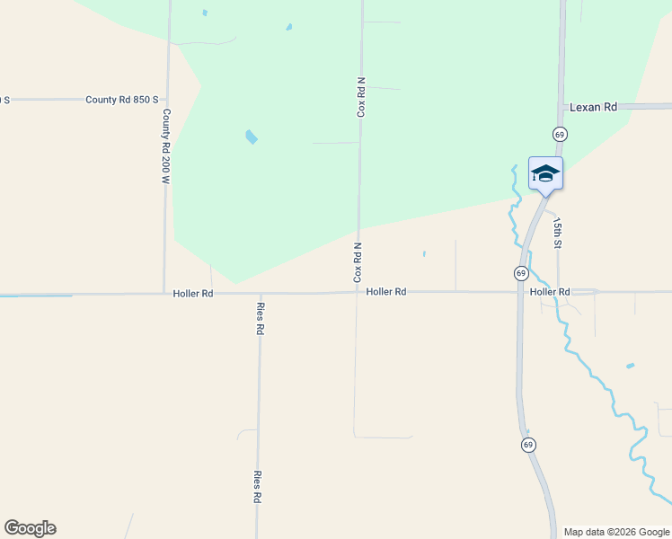 map of restaurants, bars, coffee shops, grocery stores, and more near 8991 Cox Road North in Mount Vernon