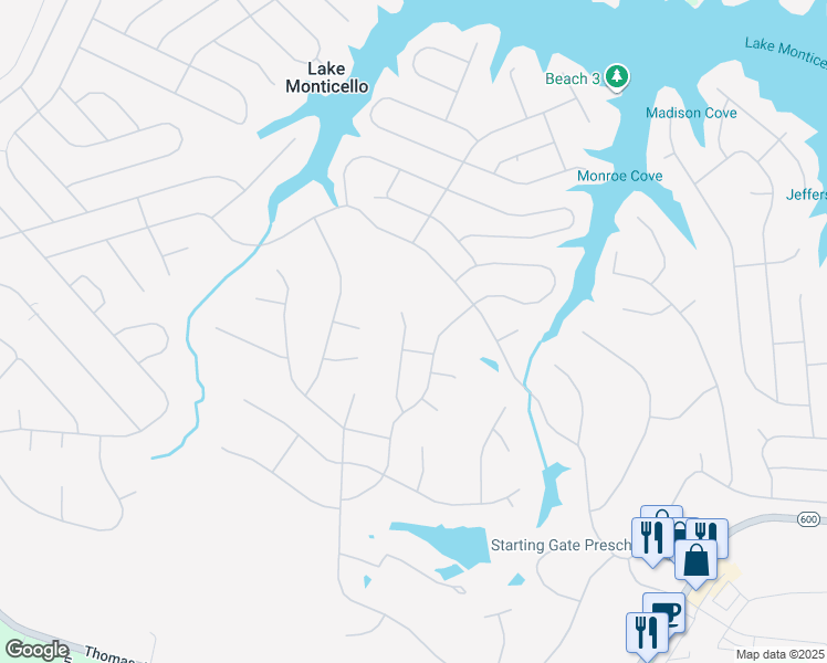 map of restaurants, bars, coffee shops, grocery stores, and more near 17 Tobacco Terrace in Palmyra