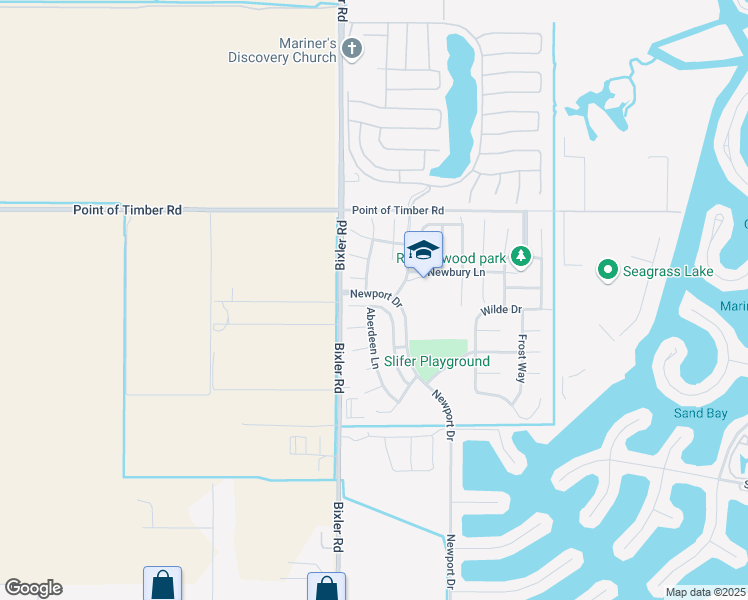 map of restaurants, bars, coffee shops, grocery stores, and more near 2221 Cambridge Drive in Discovery Bay
