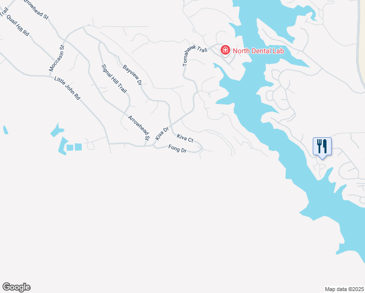 map of restaurants, bars, coffee shops, grocery stores, and more near 5051 Fong Drive in Copperopolis