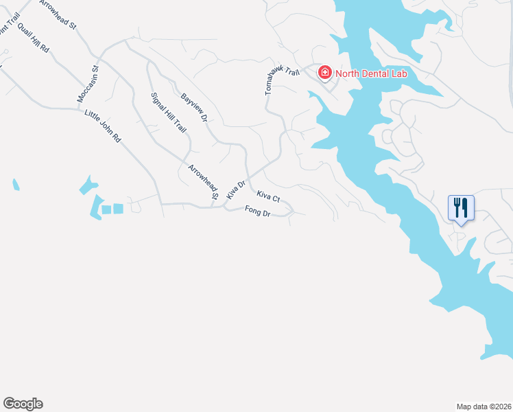 map of restaurants, bars, coffee shops, grocery stores, and more near 5051 Fong Drive in Copperopolis